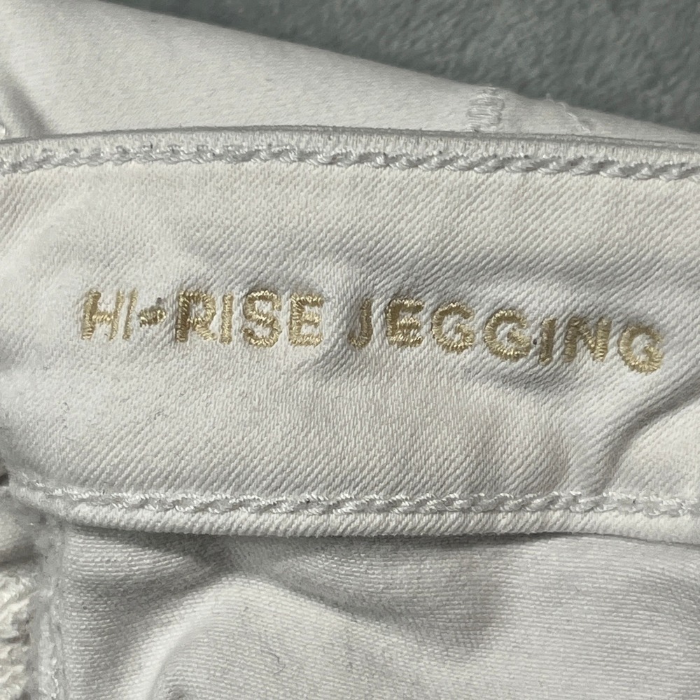 American Eagle Jegging Womens White Distressed Hi-Rise Next Level Stretch 0 - Picture 14 of 16